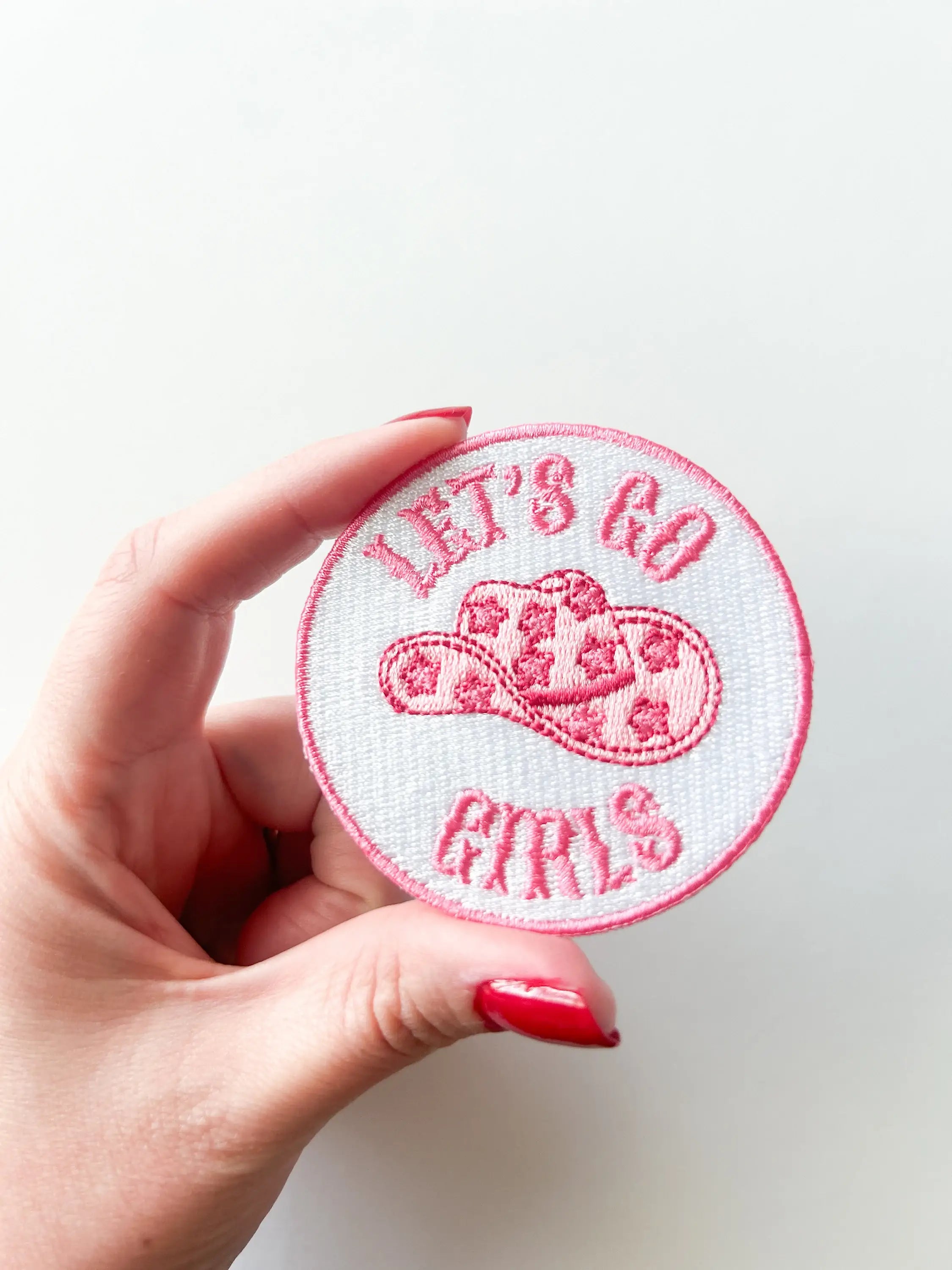 Let's Go Girls Iron-On Patch Western Nashville Country Music