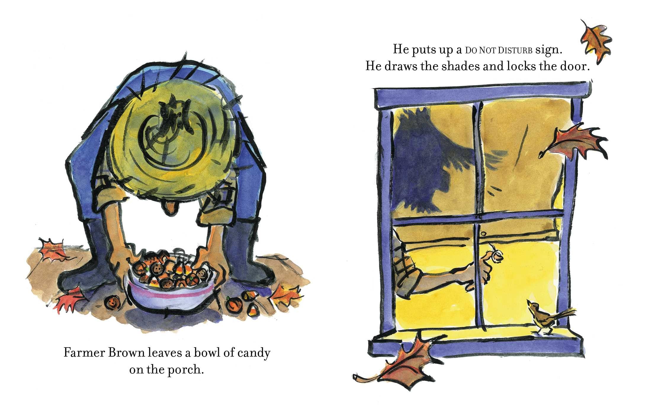 Cover of Click, Clack, Boo! featuring colorful characters and a Halloween theme that entices young readers.