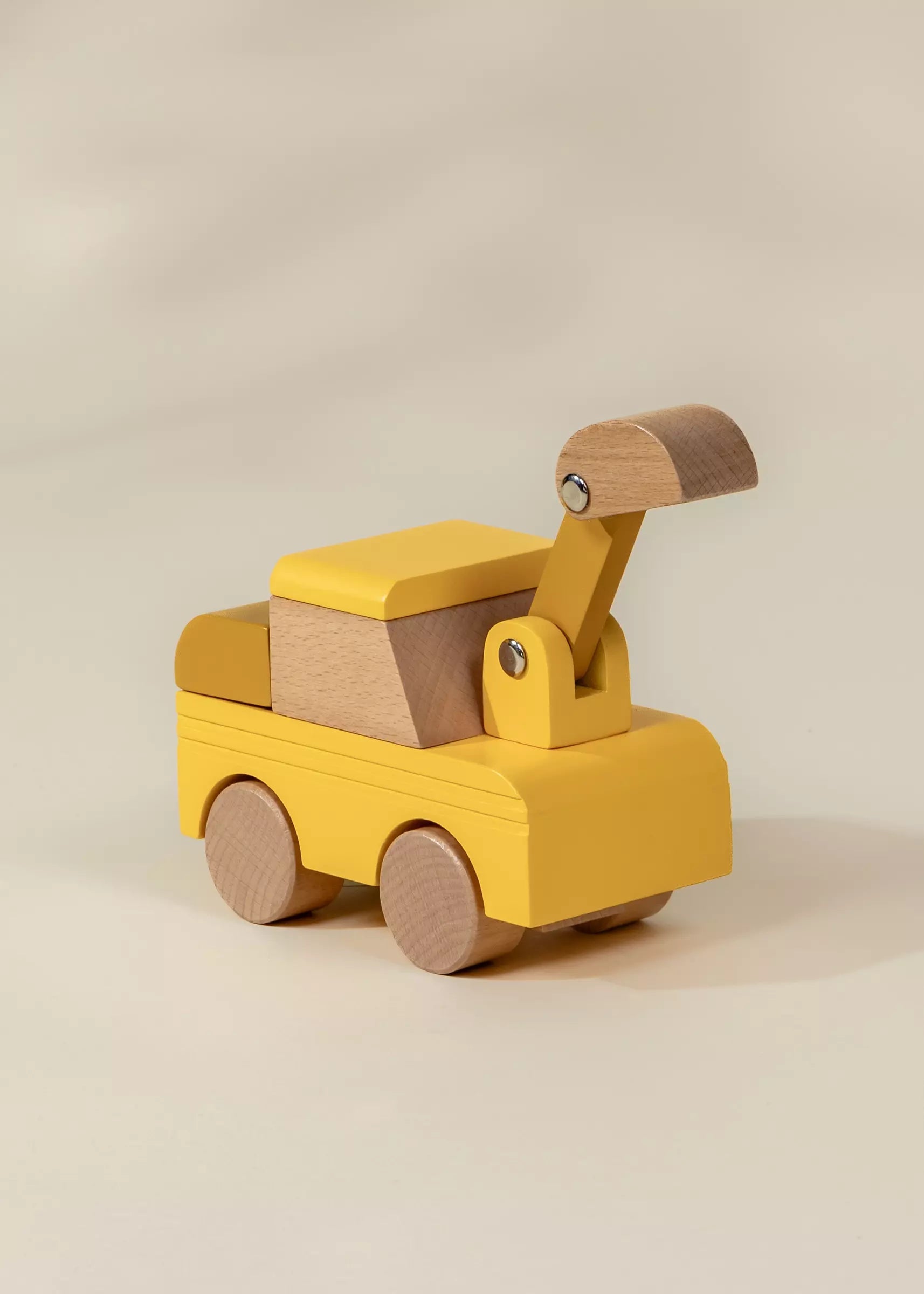 Wooden Construction Vehicle - Excavator