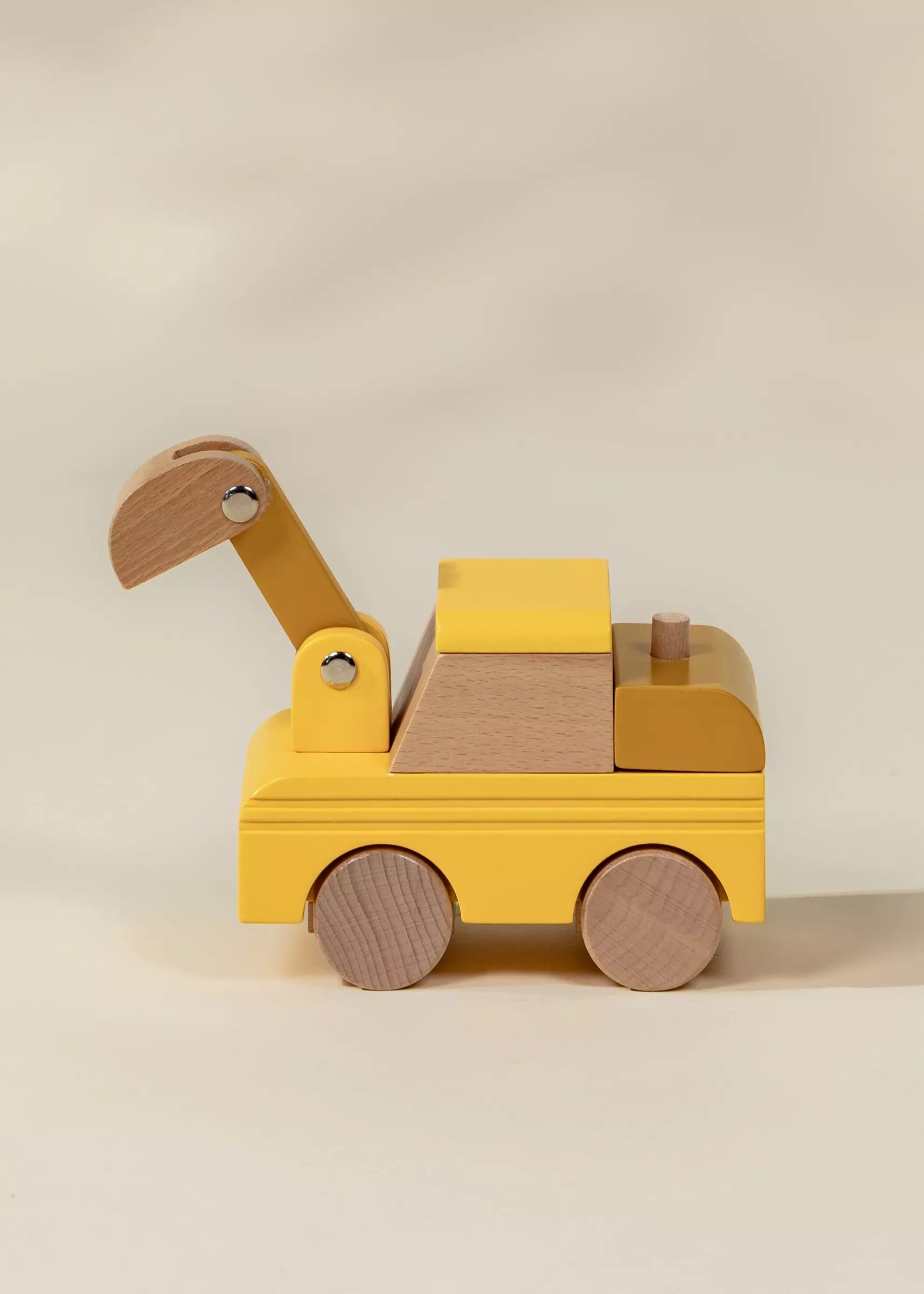 Wooden Construction Vehicle - Excavator