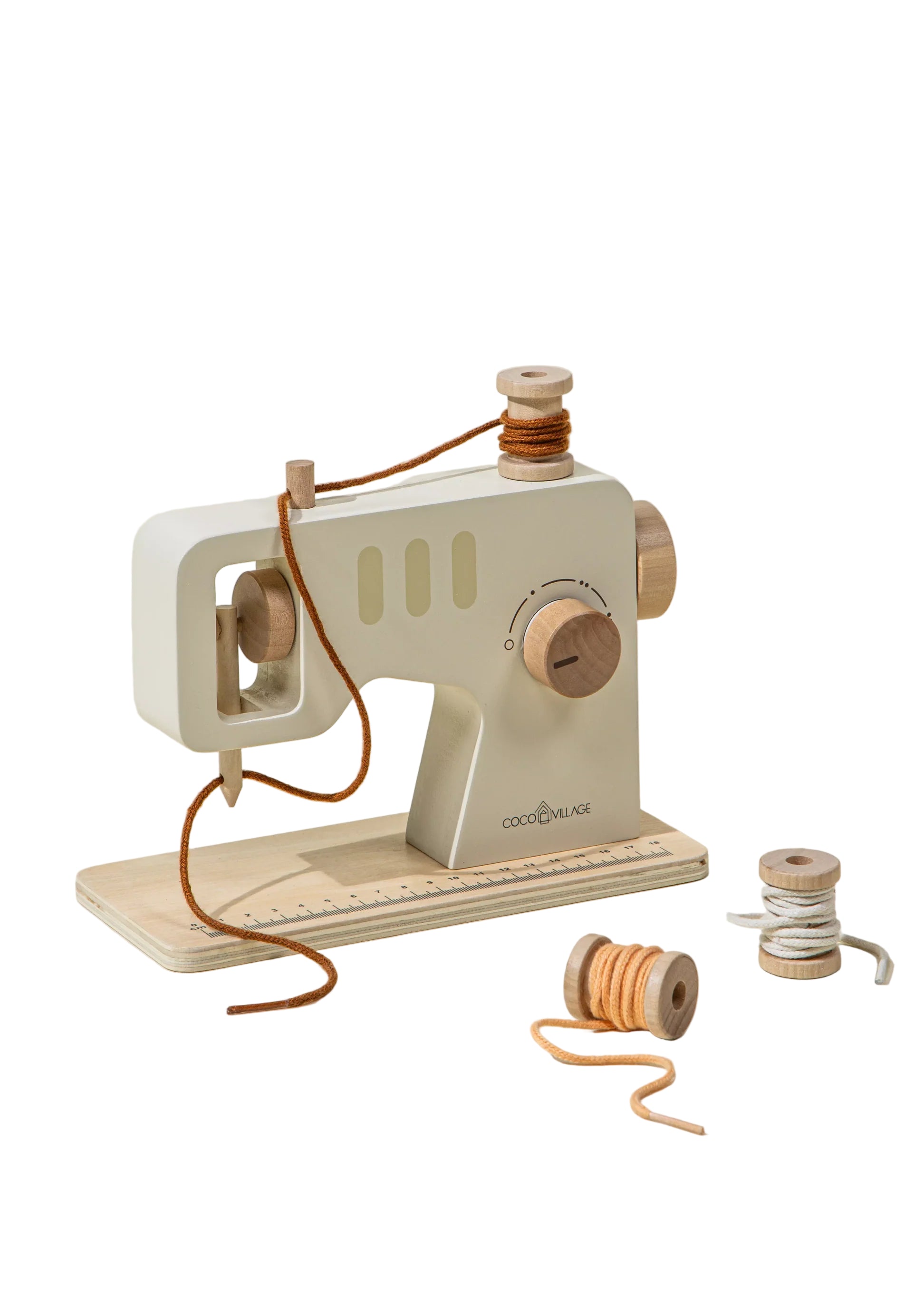 Wooden Sewing Machine Playset