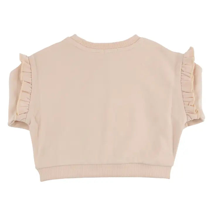 Deer Applique Millie Slouch -Pale