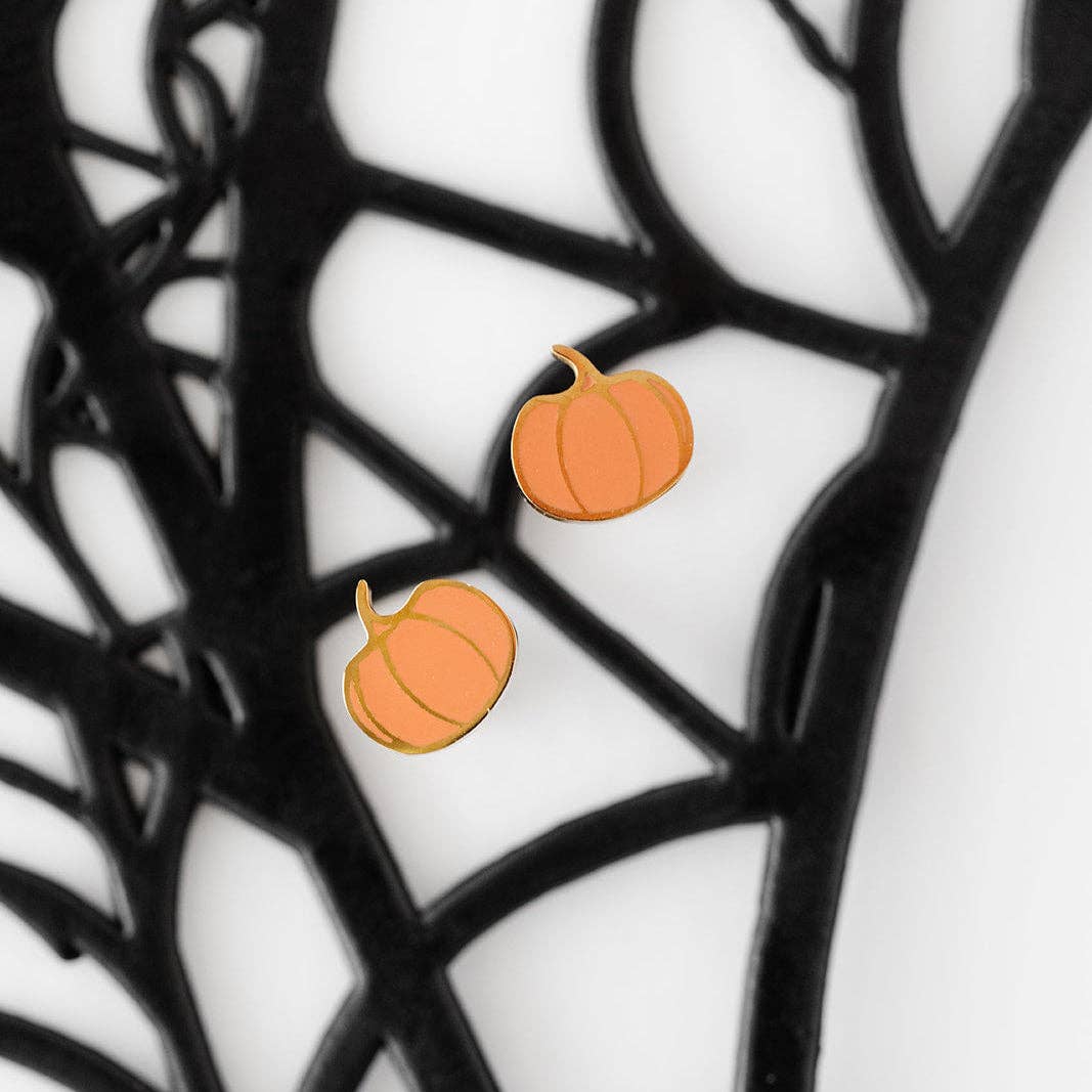 Pumpkin Earrings