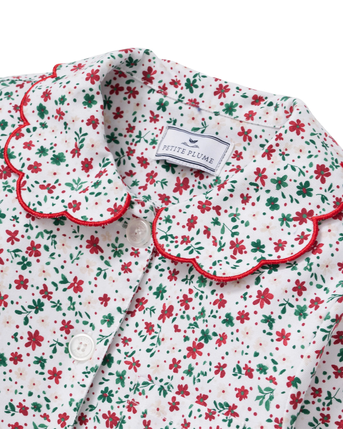 Kid's Twill Colette Pajama Set in Winter Garden