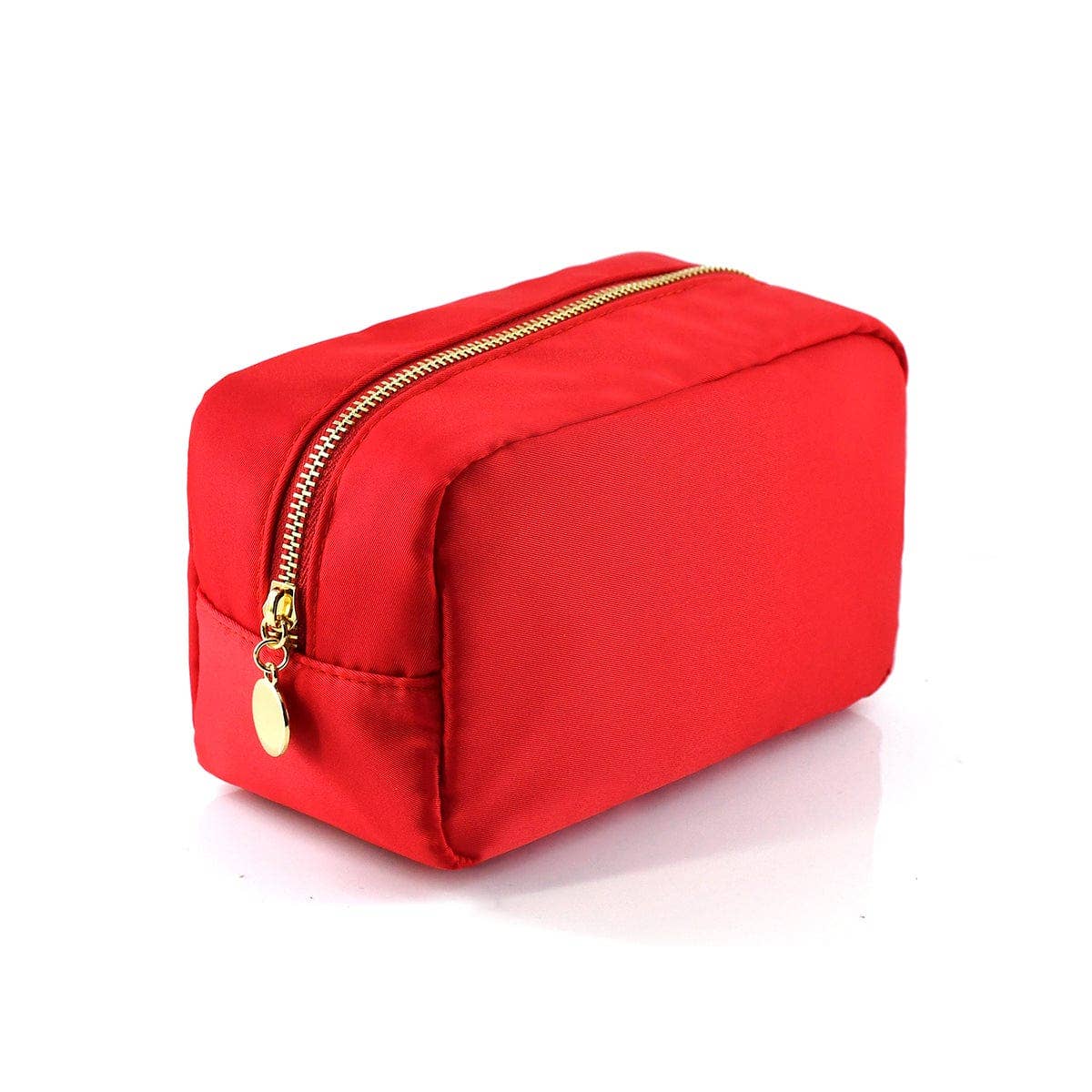 HM1012 Emma Round Zippered Nylon Cosmetic Pouch Bag