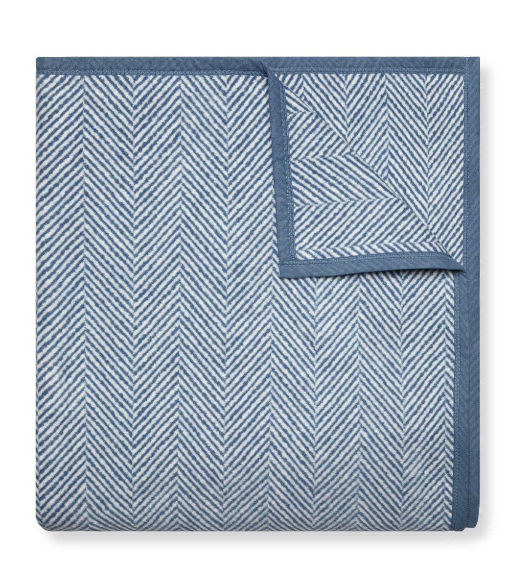 Midi Harborview Herringbone Cornflower Blanket