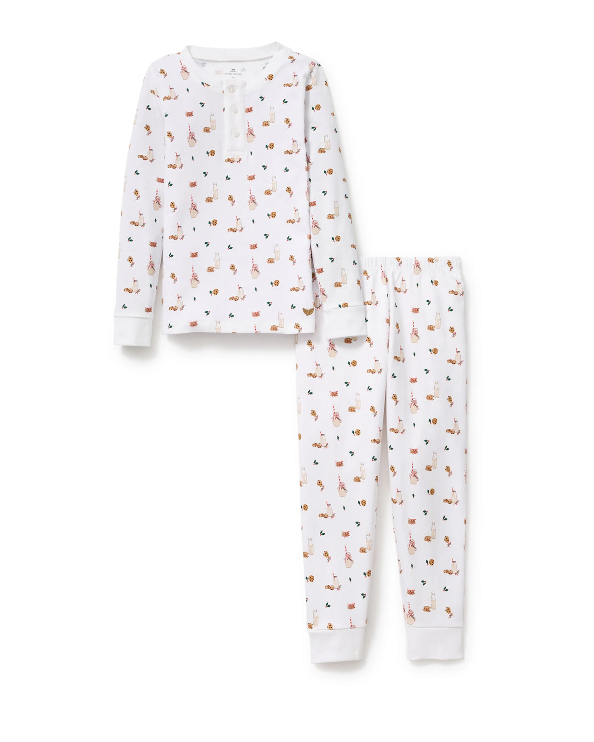 Kid's Pima Snug Fit Pajama Set in Yuletide Treats