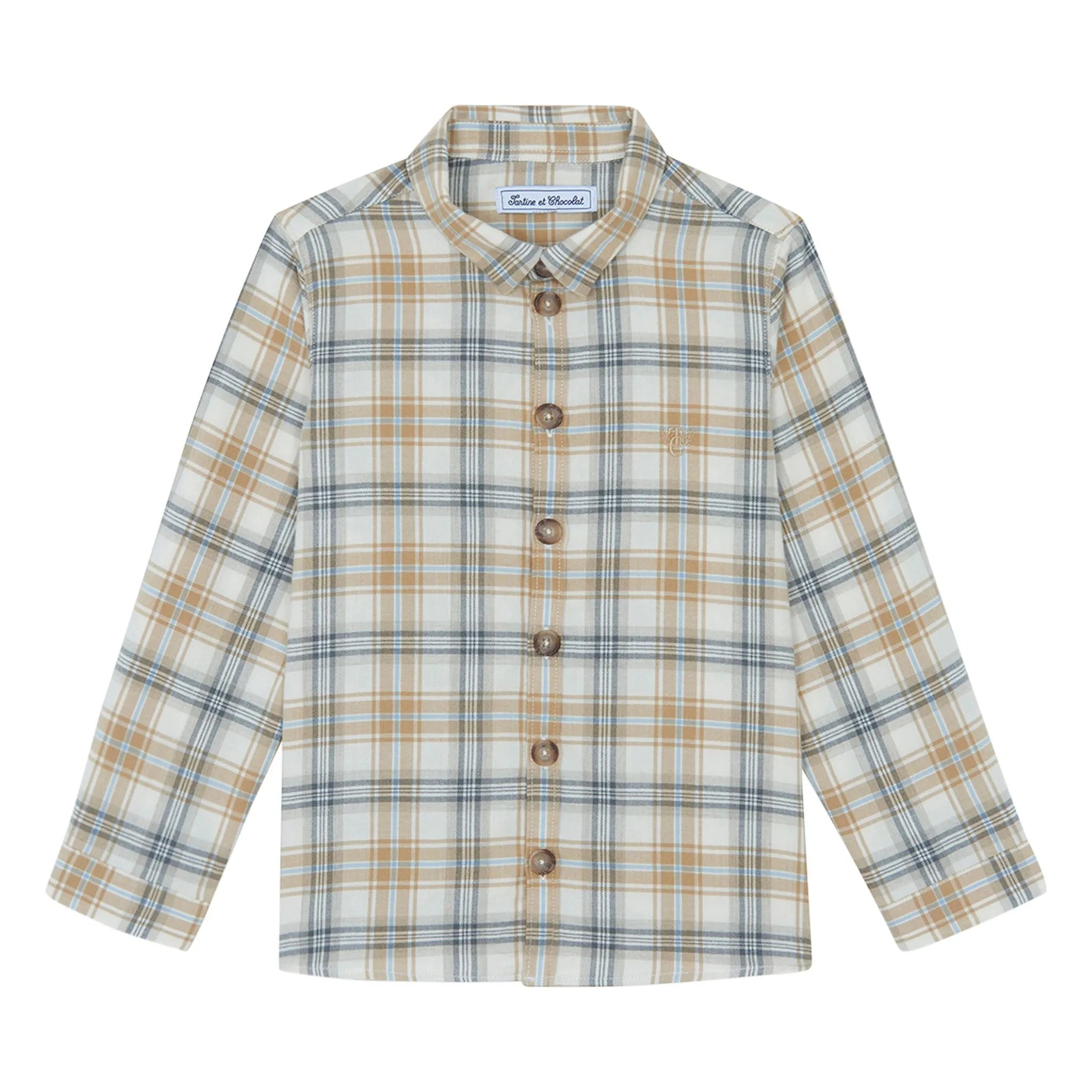 Overshirt Ecru Check