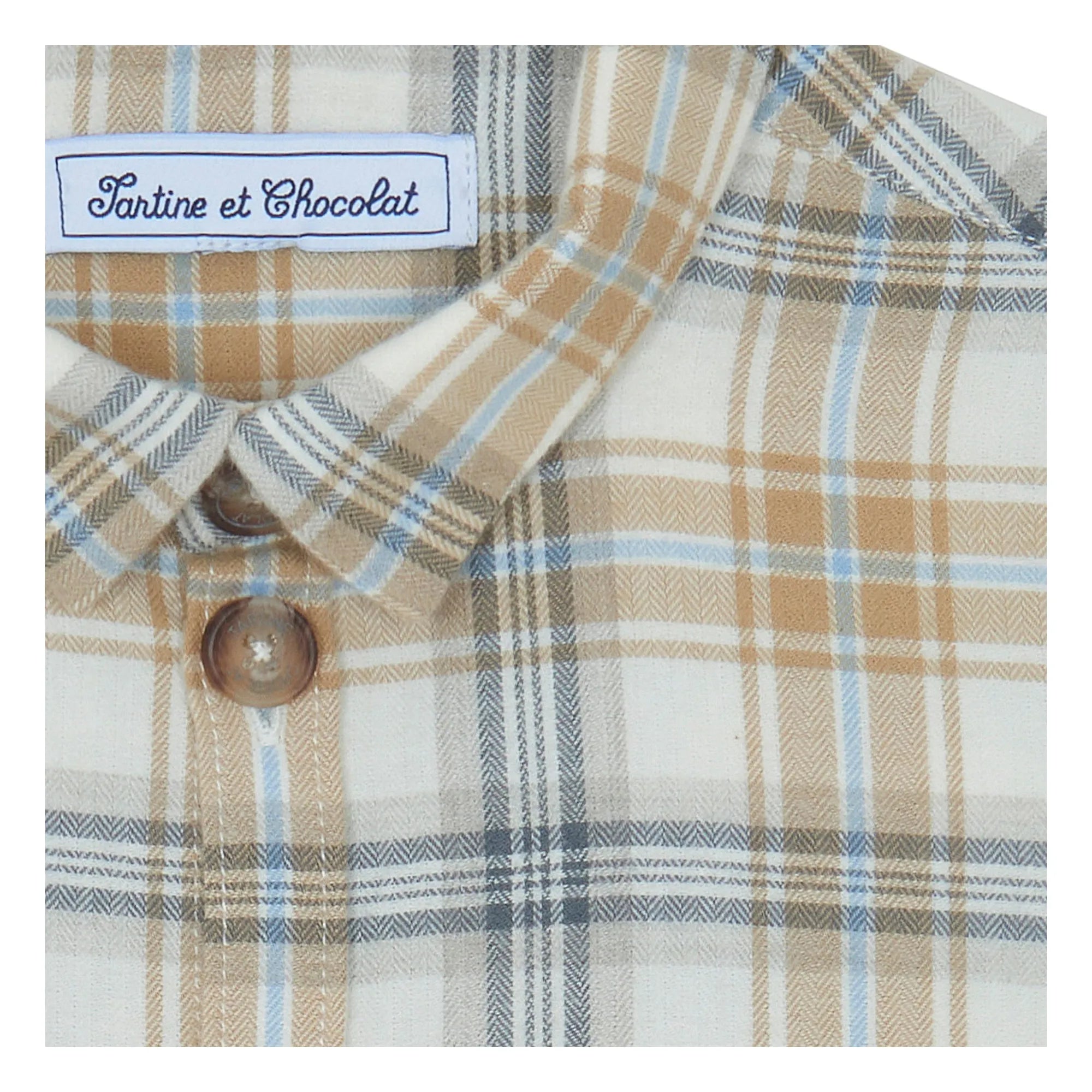 Overshirt Ecru Check