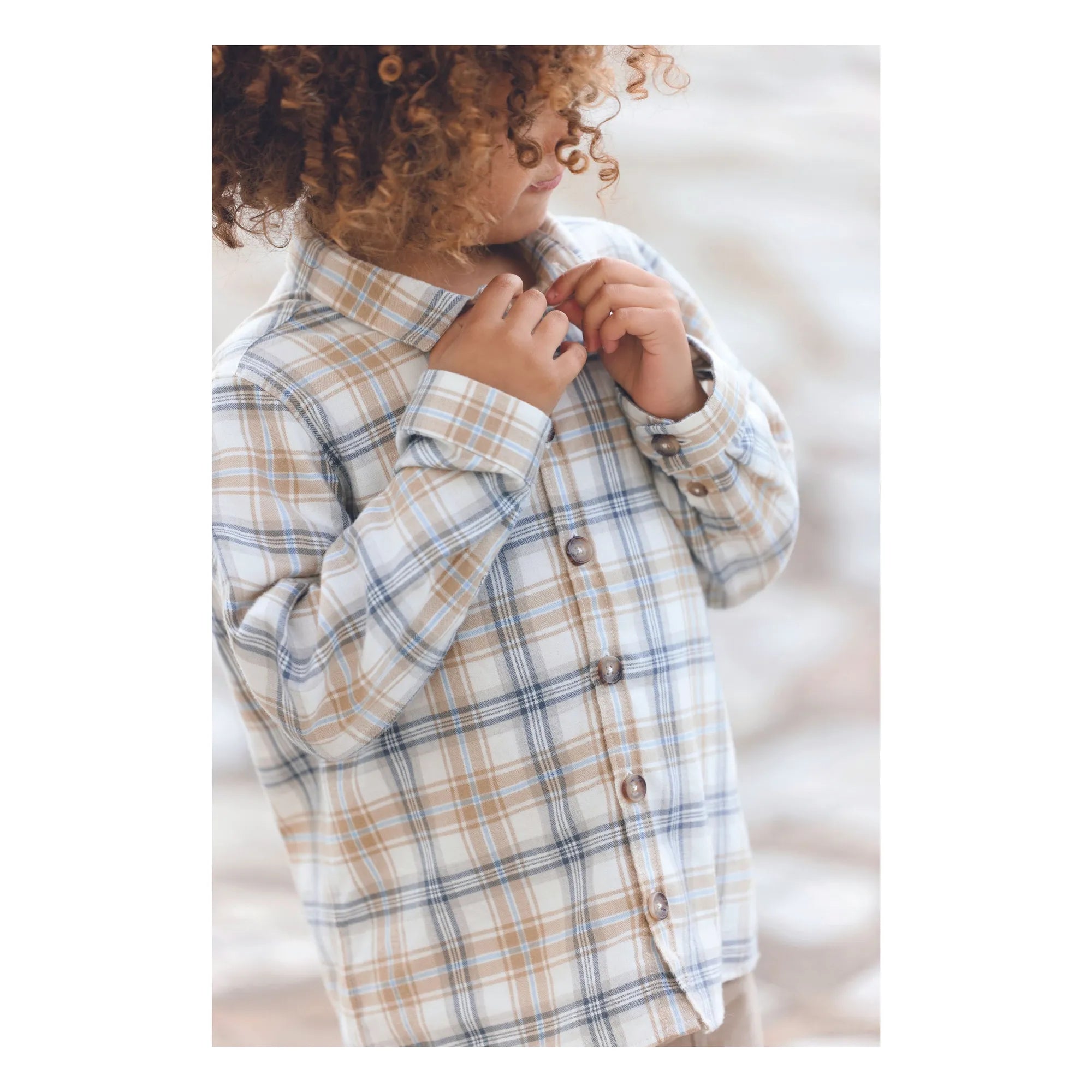 Overshirt Ecru Check
