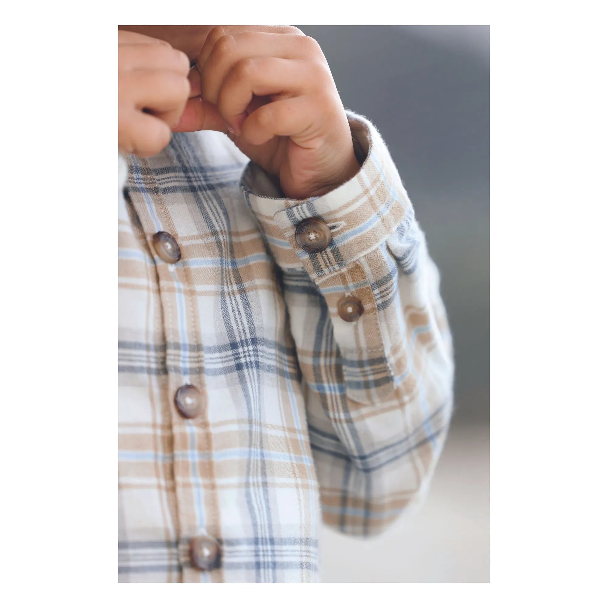 Overshirt Ecru Check