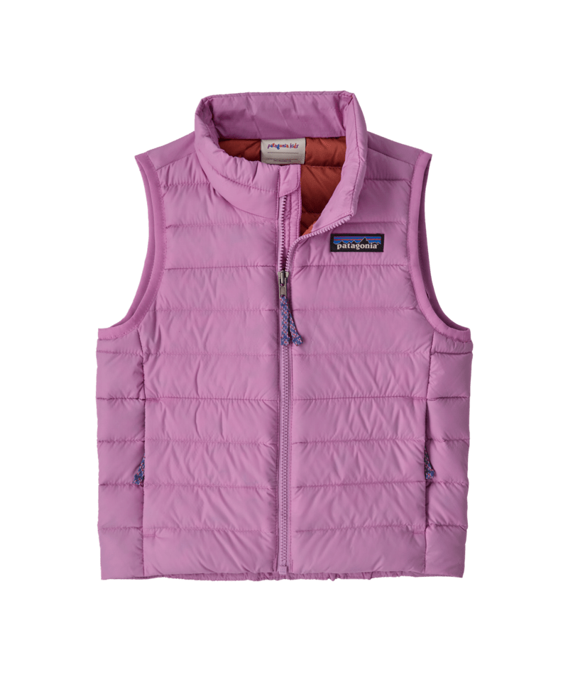 Baby Down Sweater Vest Brisk Purple