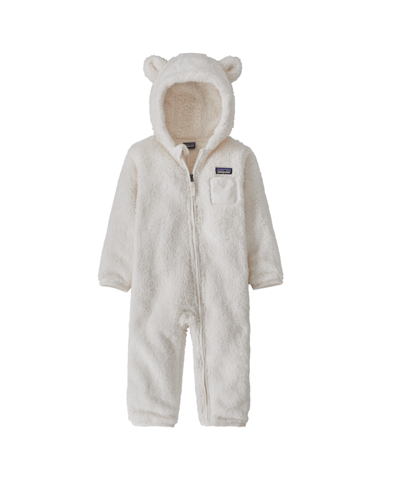 Baby Furry Friends Bunting Birch White