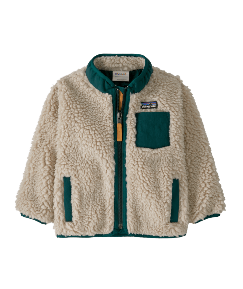 Baby Retro-X Jkt Natural w/Cascade Green