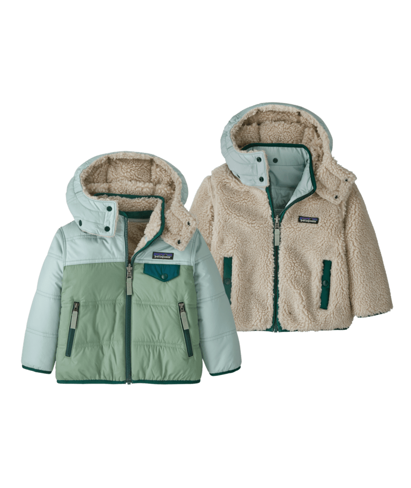 Baby Reversible Tribbles Hoody Ellwood Green