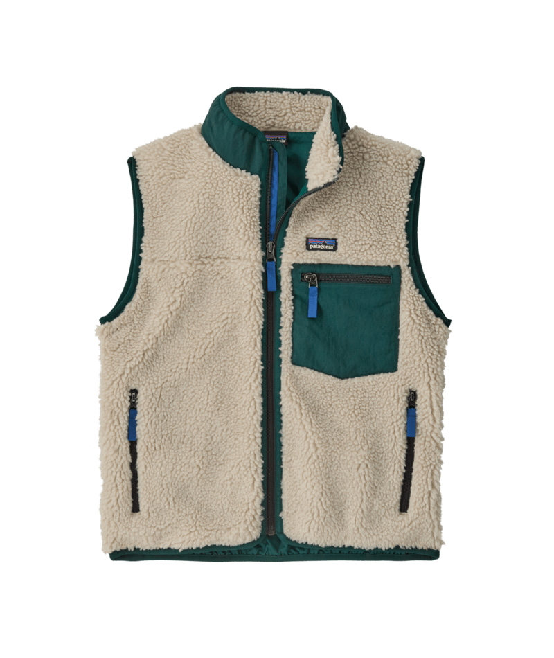 K's Retro-X Vest  Natural w/Cascade Green