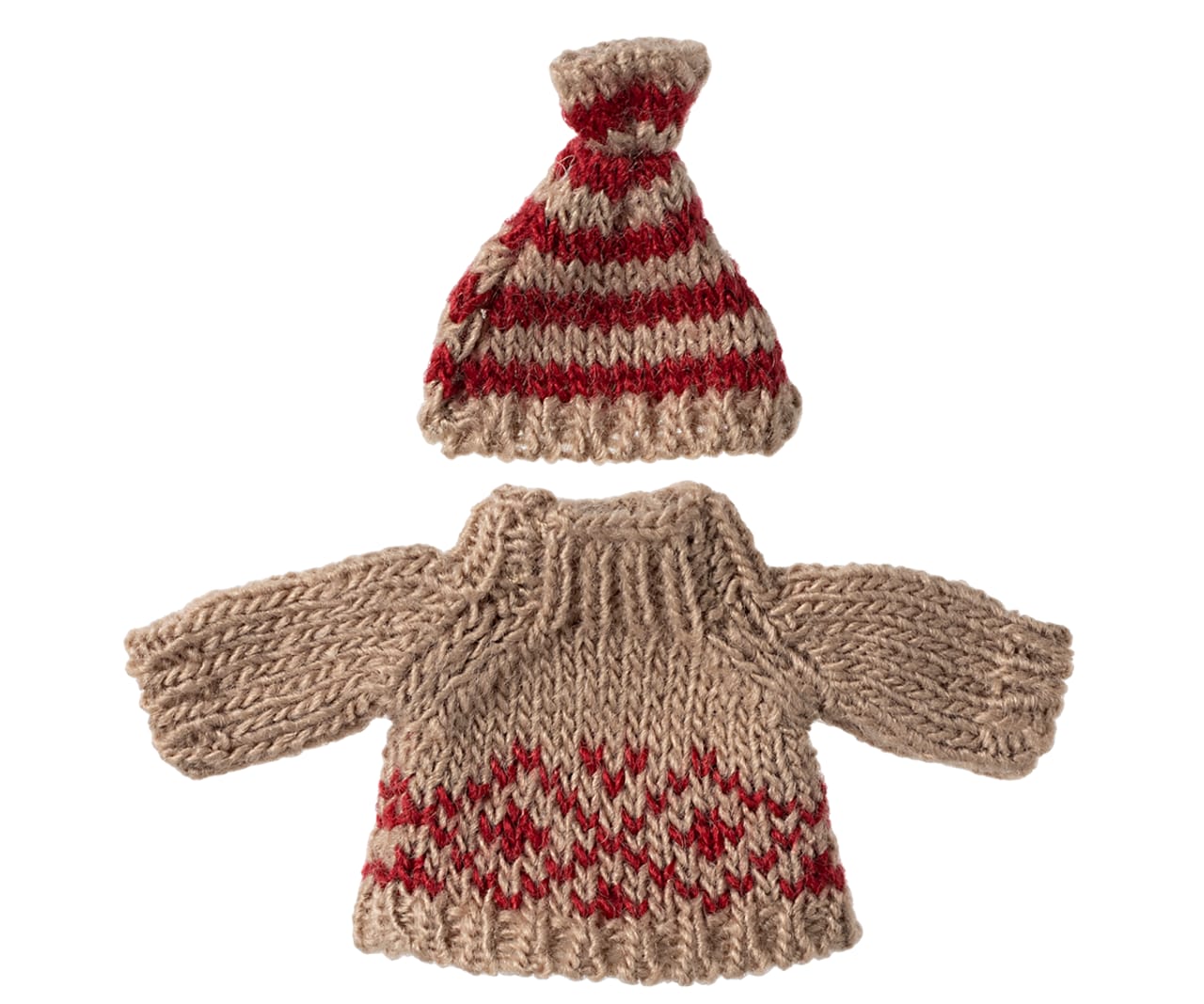 Knitted sweater and hat,Mum Mouse