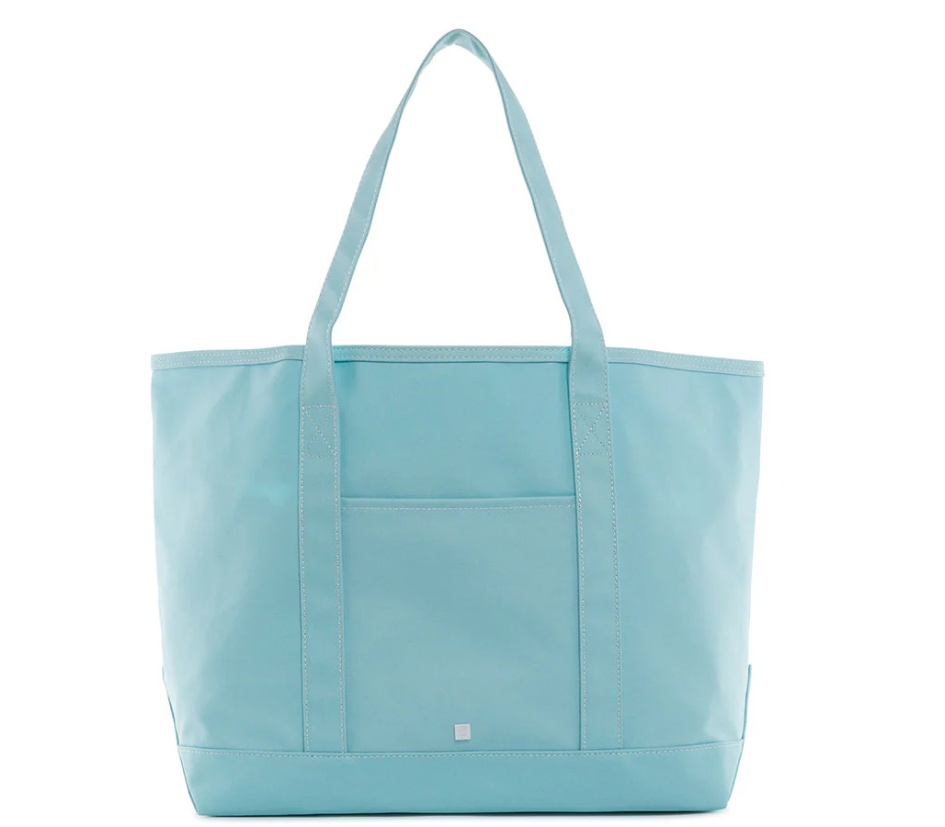 Maxi Tote Coated Canvas Lake Blue