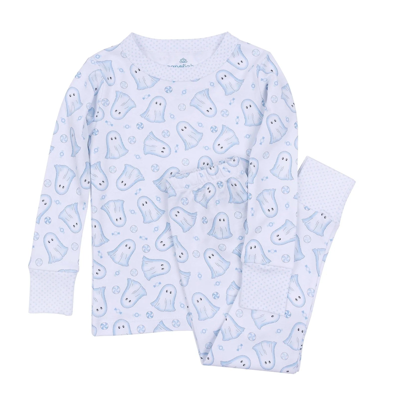My Little Boo Light Blue Long Pajamas