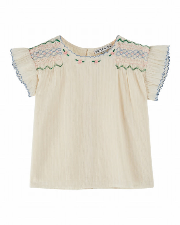 PASTEL BLOUSE BRODEE SMOCKS MAIN