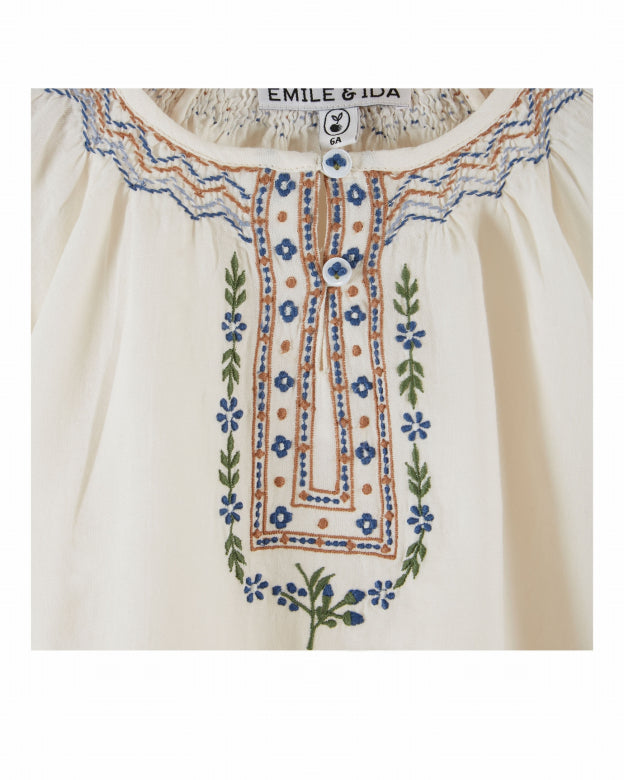 Brodee Blouse Ethnique in Creme