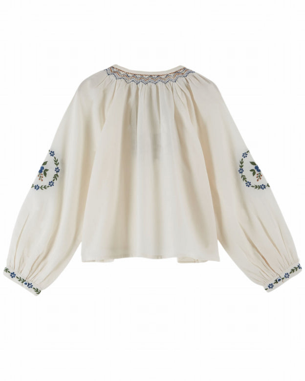 Brodee Blouse Ethnique in Creme