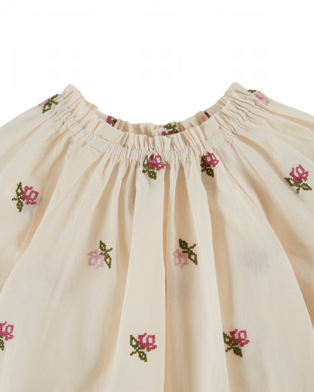 Brodee Blouse in Creme