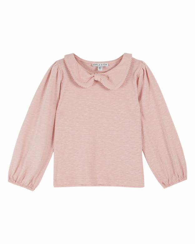 Peony Long Sleeve Shirt with Collar