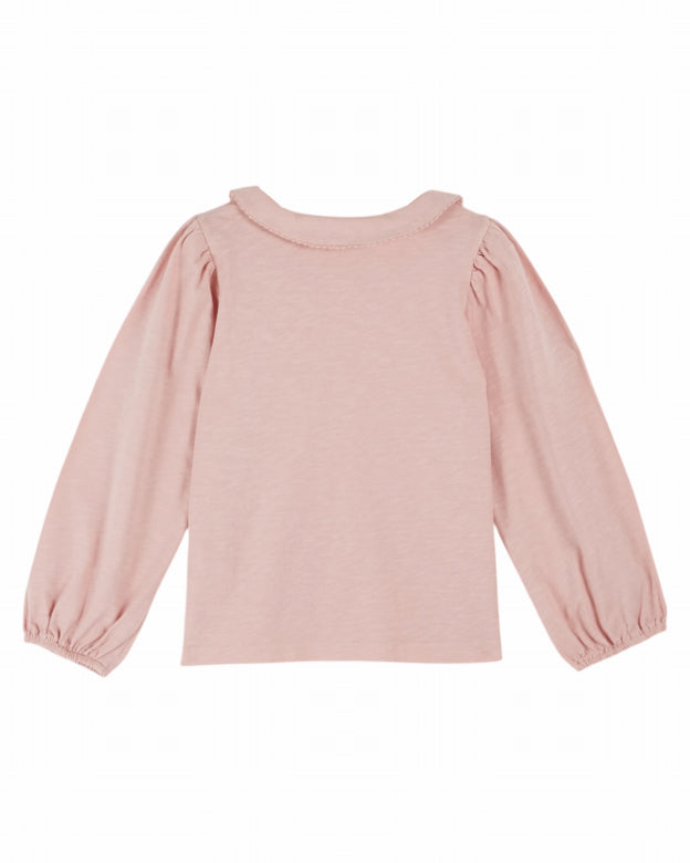 Peony Long Sleeve Shirt with Collar