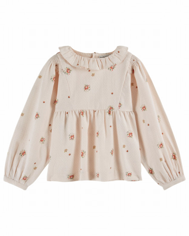 Elegant Print Blouse