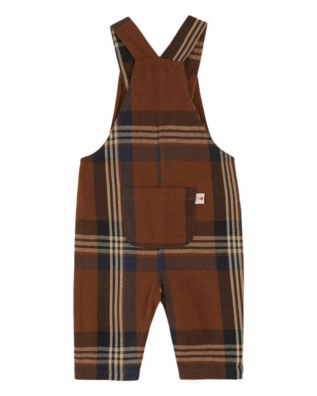 Checkered Flannel Overalls