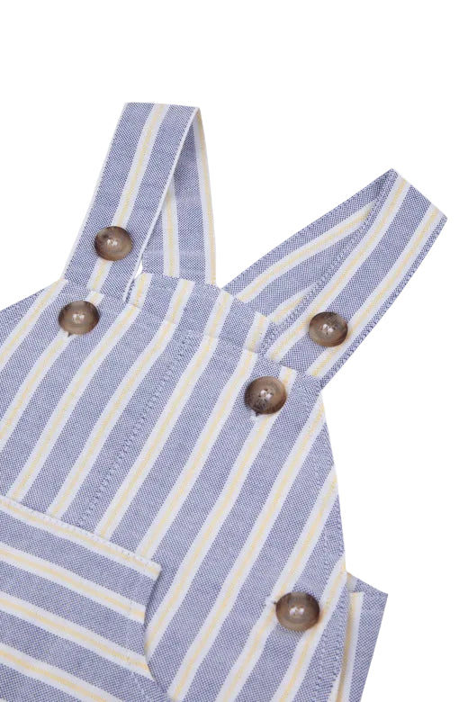 Light Blue and White Shortall