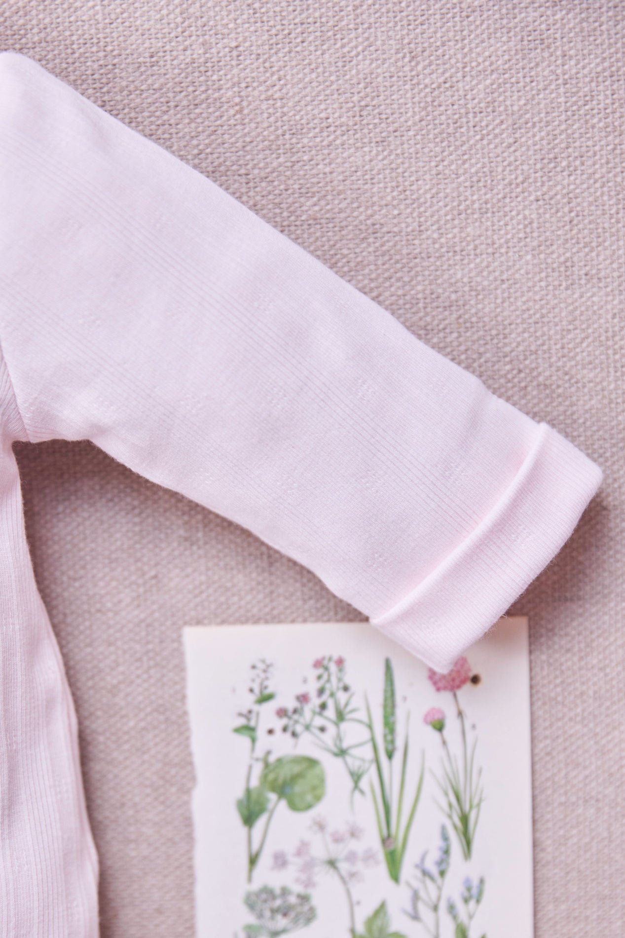 Collared LS Woven One piece Rose F26