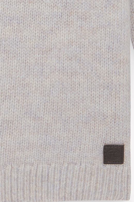 Boy LS Fair Isle Sweater Sable F26