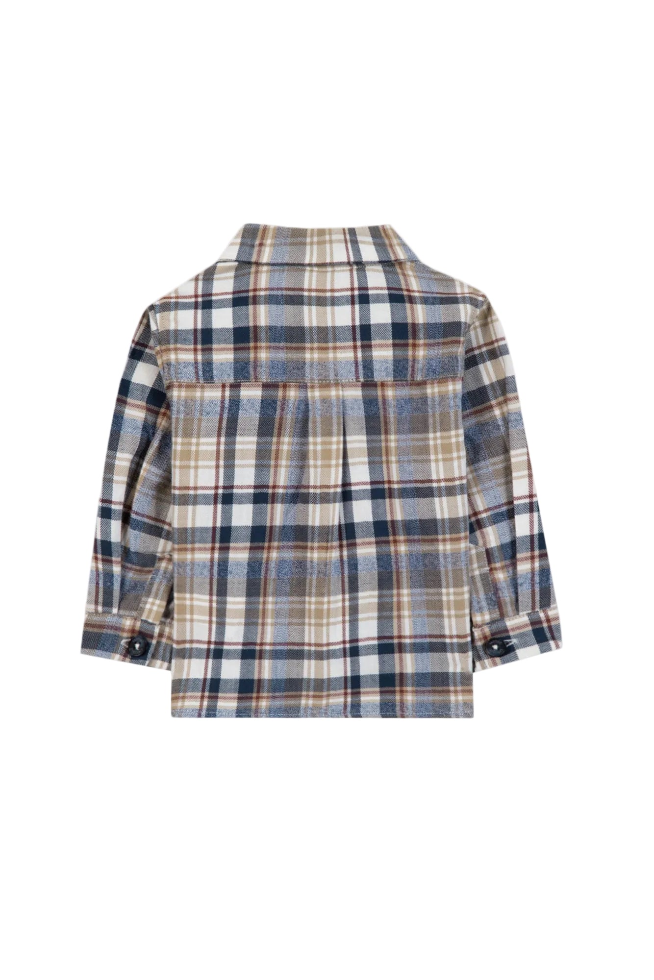 Plaid shirt on a white background