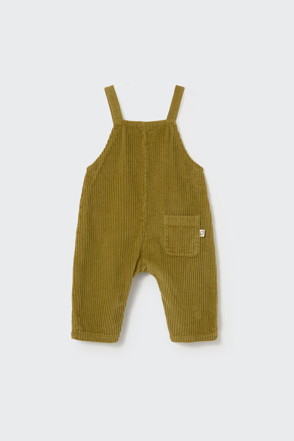Wide Wale Corduroy Baby Overalls Green F26