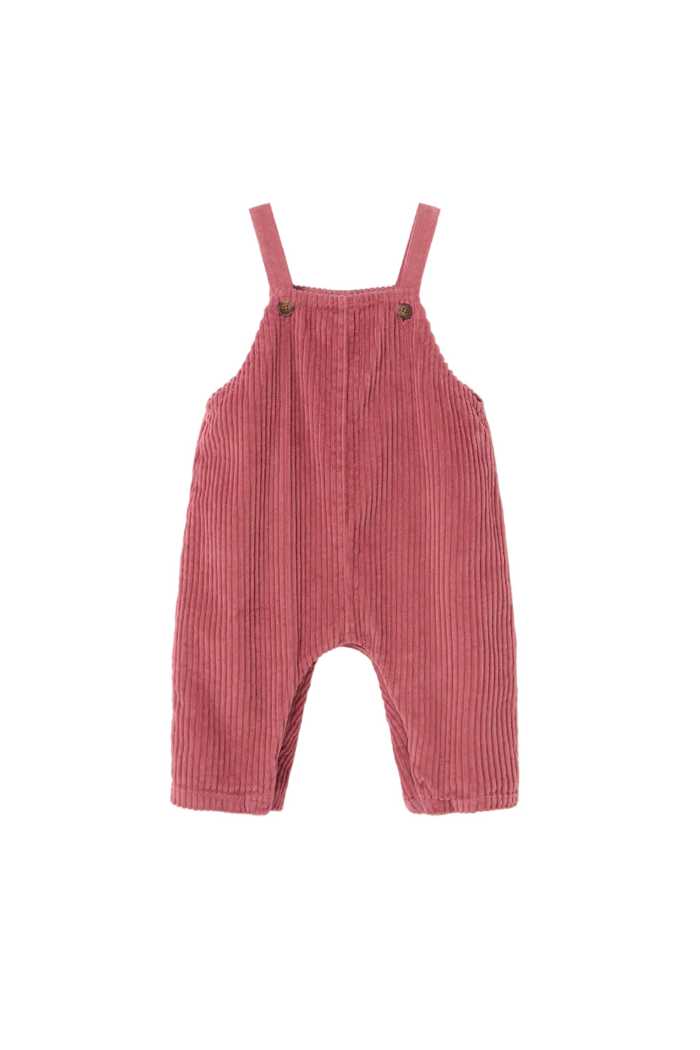 Wide Wale Corduroy Baby Overalls Rose F26