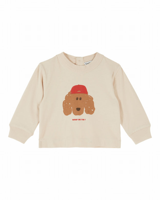 LS Tee Shirt w/ Puppy Print F26