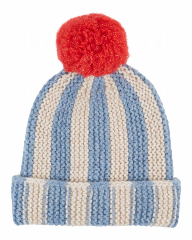 Striped Knit Hat F26
