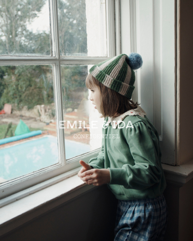 Striped Knit Hat F26