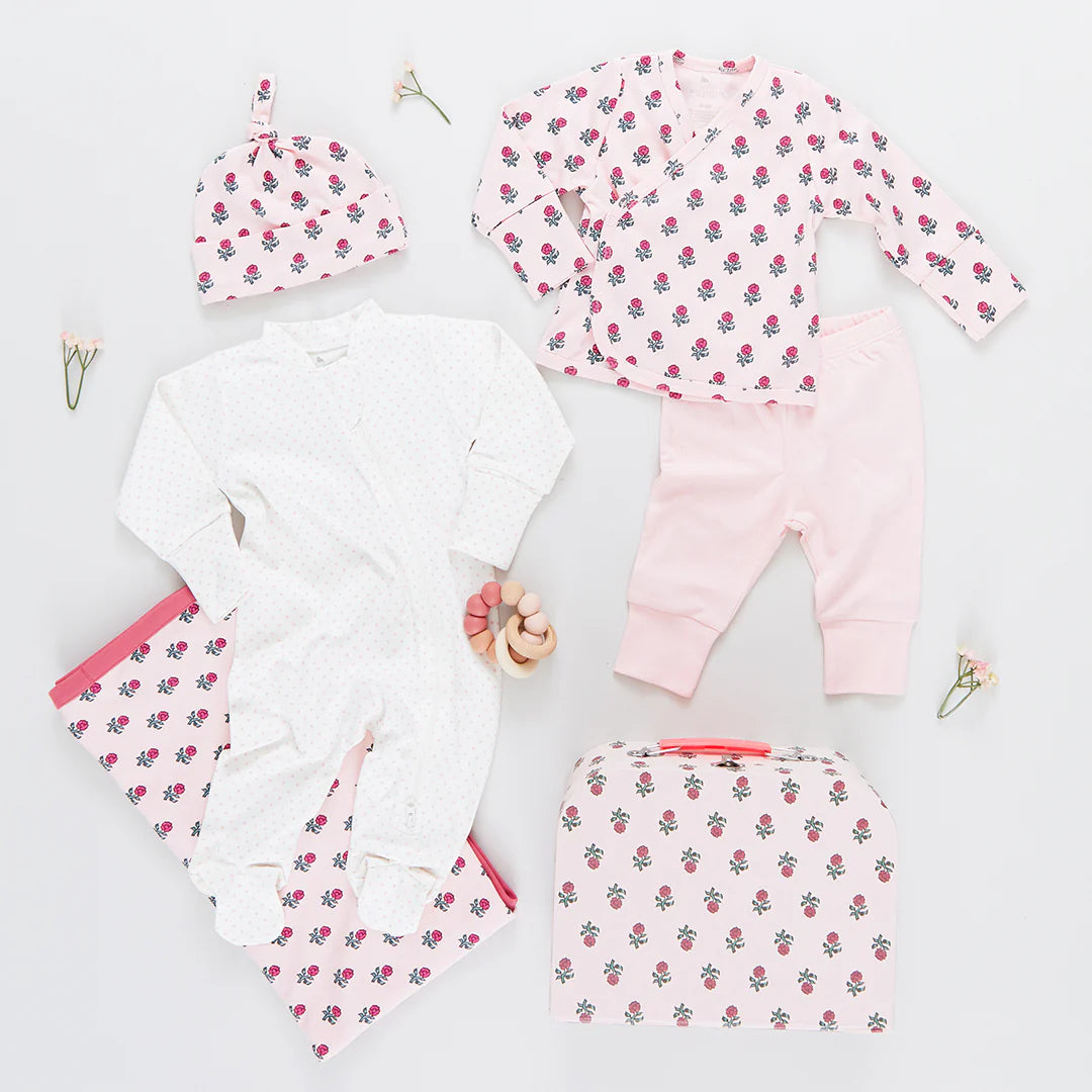 Nesting Box Take Home Baby Set- Little flowers