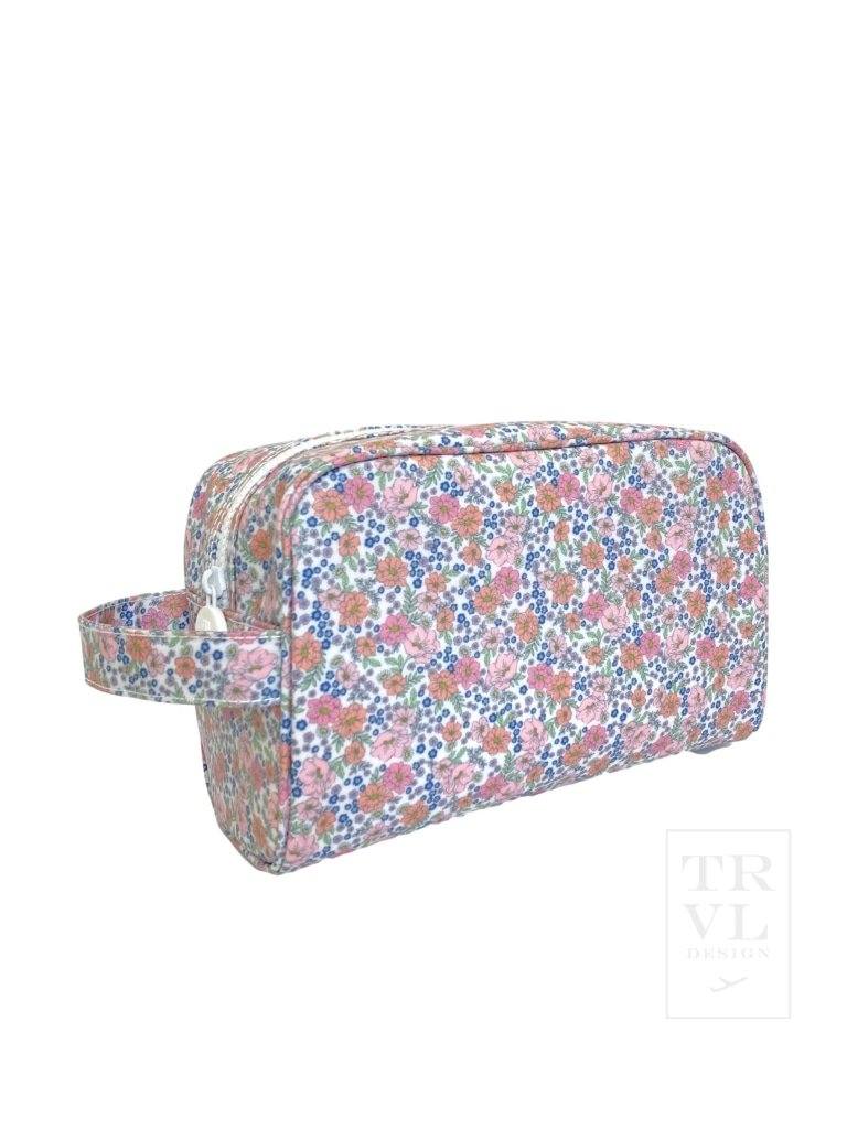 Stowaway Toiletry Bag in Garden Floral