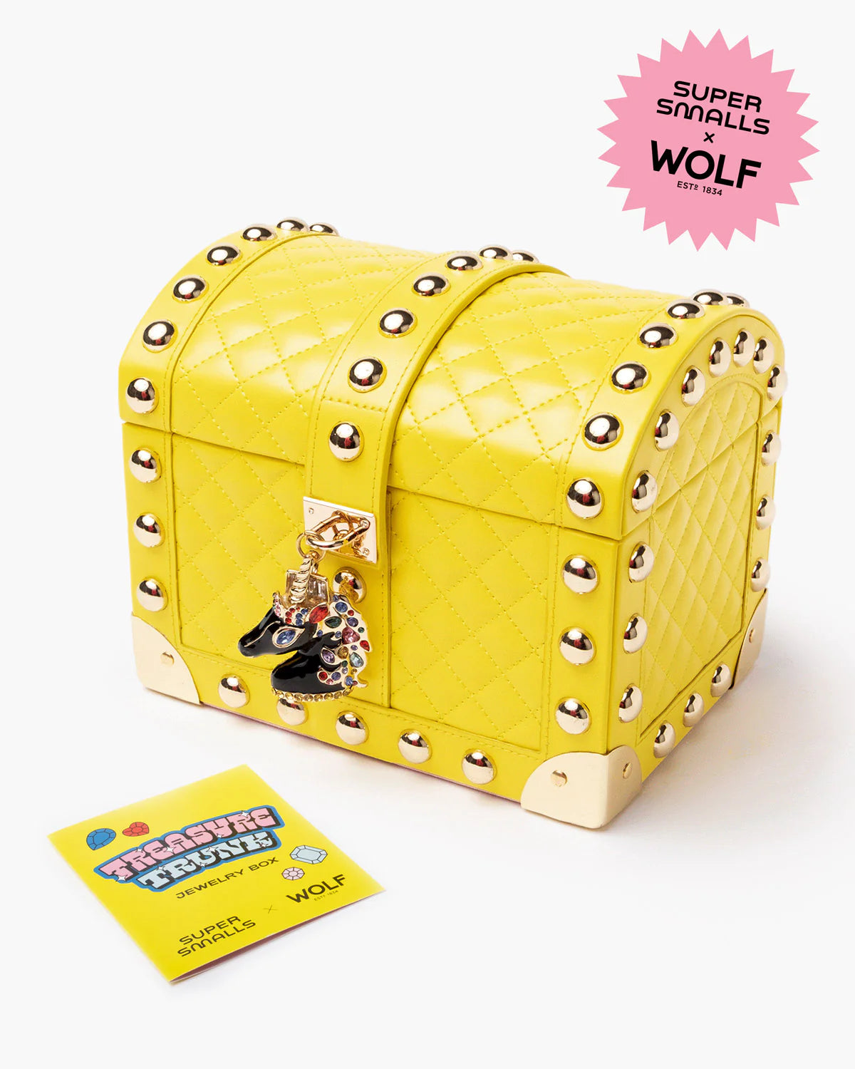 Wolf Treasure Trunk Jewelry Box