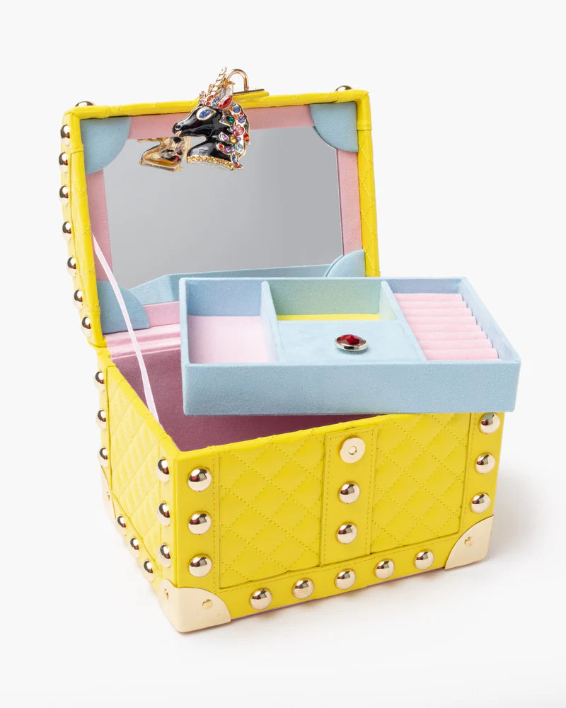Wolf Treasure Trunk Jewelry Box