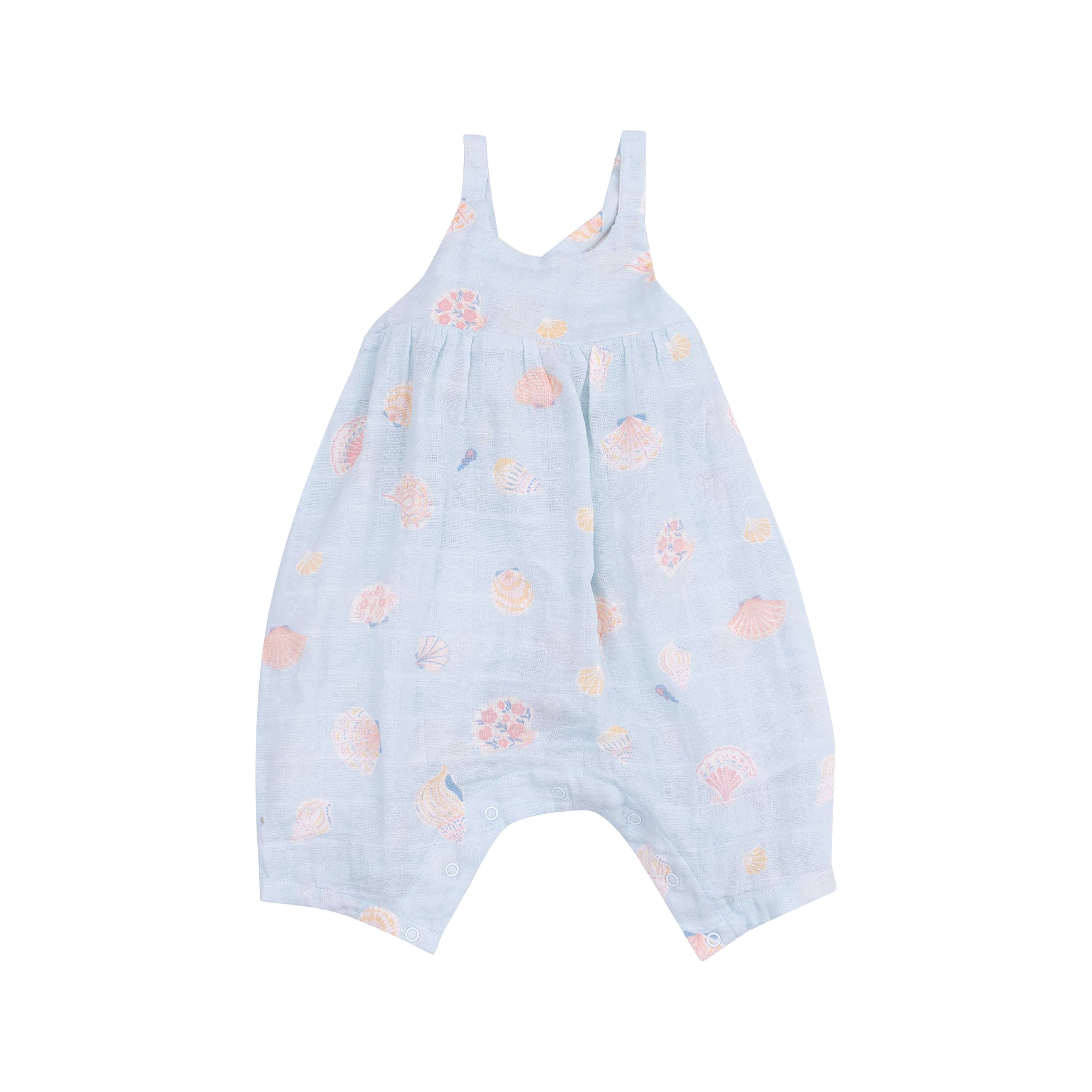 Pretty Seashells Tie Back Romper