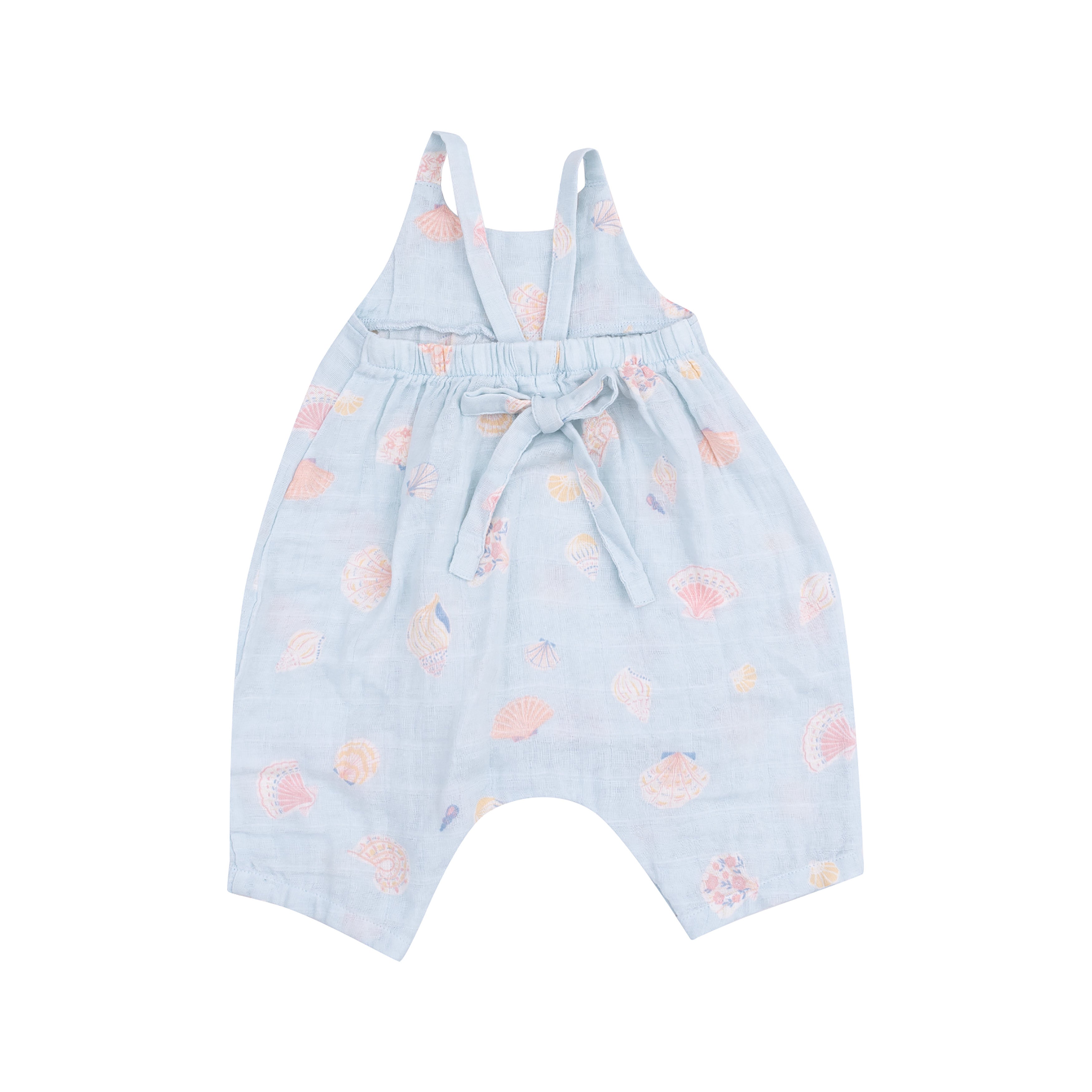 Pretty Seashells Tie Back Romper