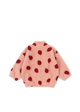Jody Teddy Jacket- Ladybug Pink