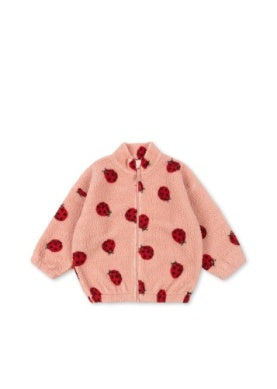 Jody Teddy Jacket- Ladybug Pink