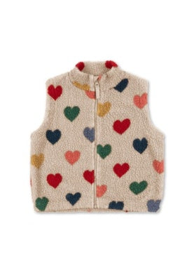 Jody Teddy Vest-Bon Coeur Colore