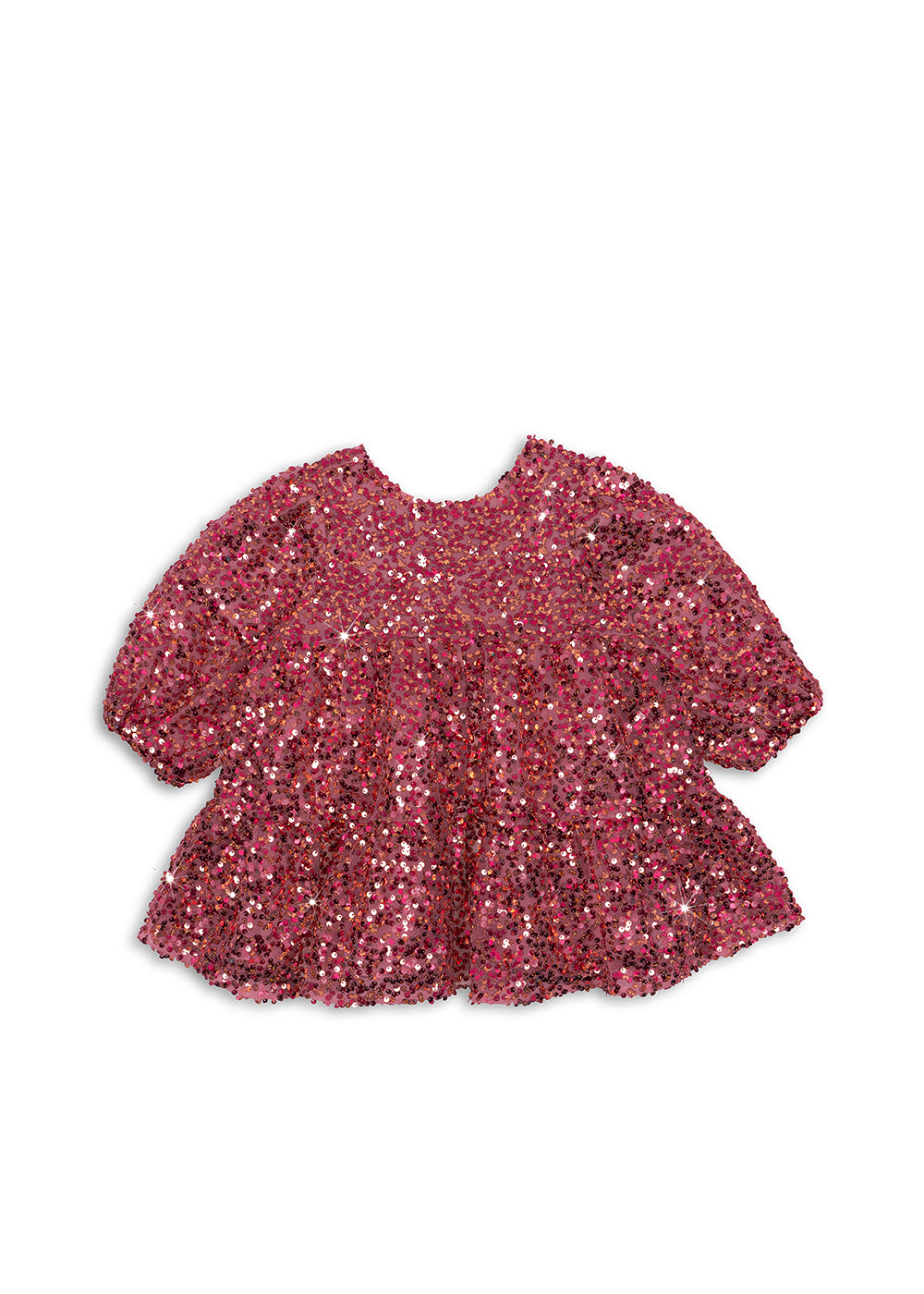 LILA SEQUINS BOW DRESS